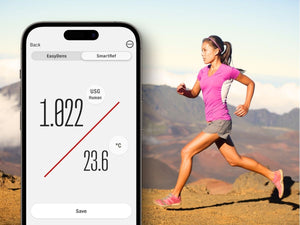 Urine specific gravity tracking for athletes with the SmartRef Refractometer