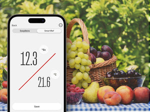Determine sugar content in fruits with the SmartRef Digital Refractometer